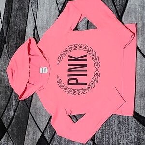 VS PINK 2013 Fleece Lined Logo Hoodie Sweatshirt